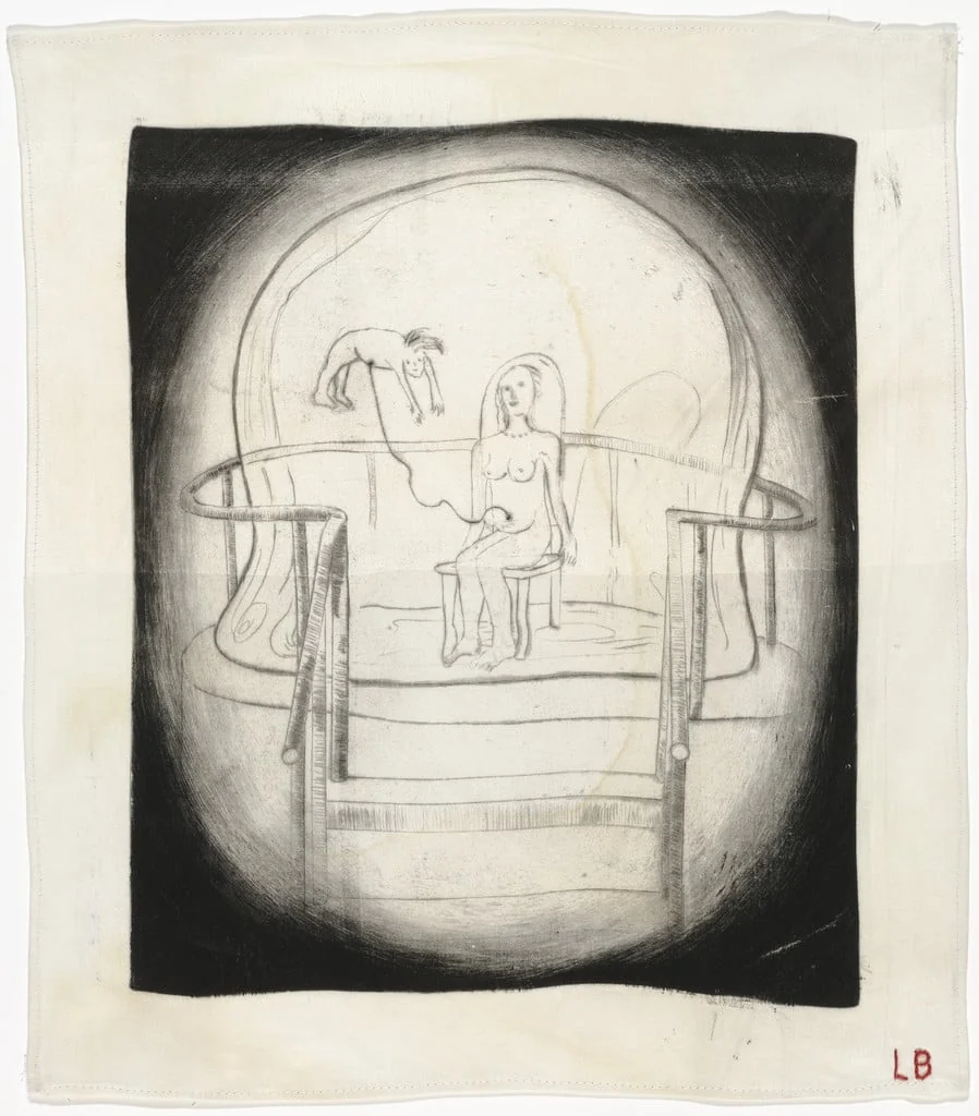 Untitled, by Louise Bourgeois, ink, 2000