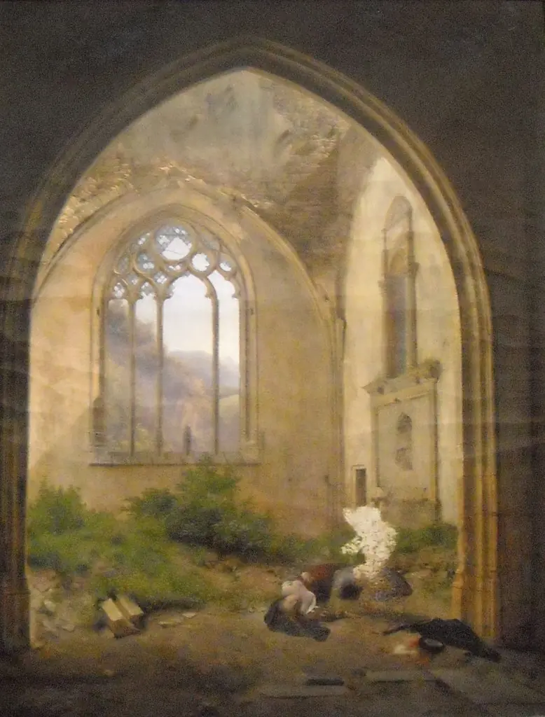Scene in a Ruined Chapel