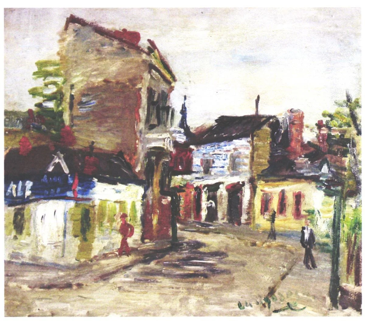 Stradă, by Lucian Grigorescu, 1939