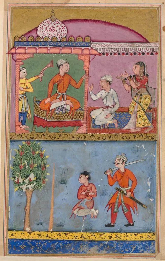 Page from Tales of a Parrot (Tuti-nama): text page