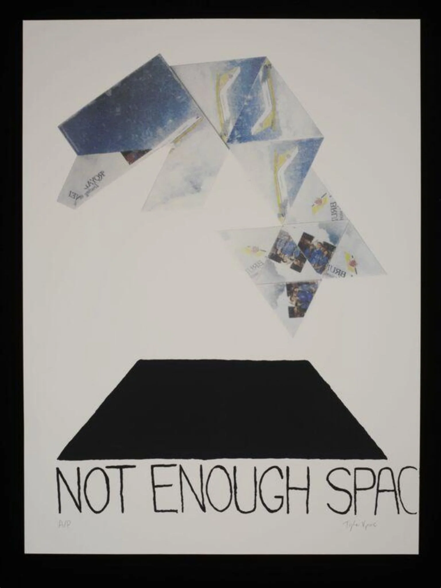 Not Enough Space or Time, by Tyler Vipond, ink, 2011