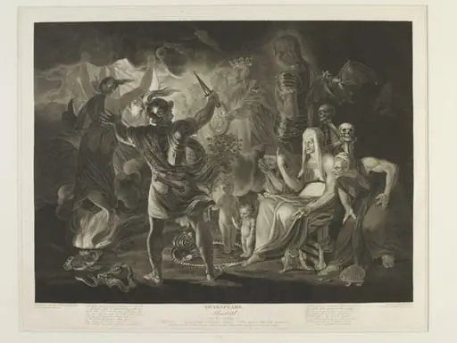 Scene from Macbeth, Act IV., Scene I.