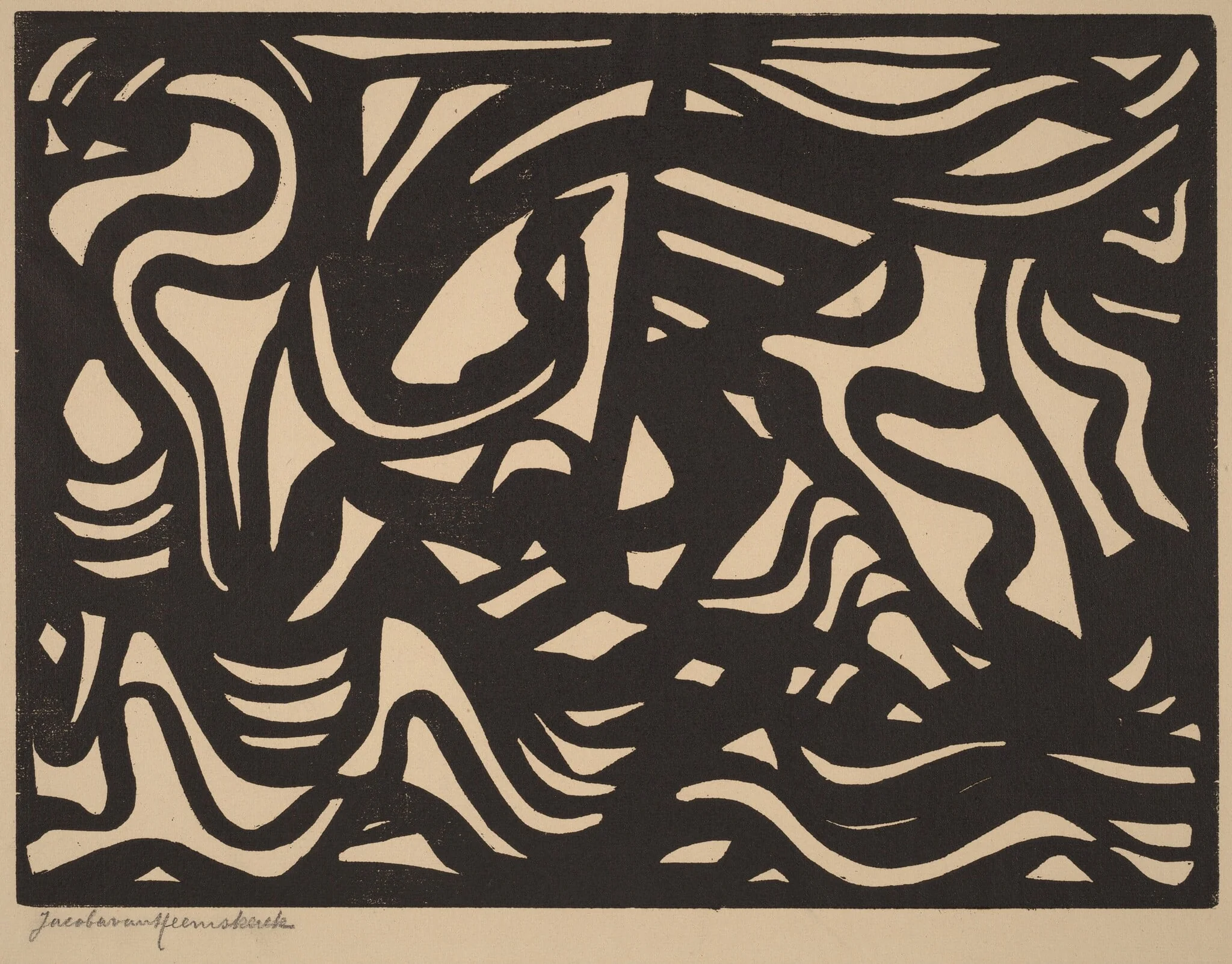 Composition, by Jacoba van Heemskerck van Beest, 1921
