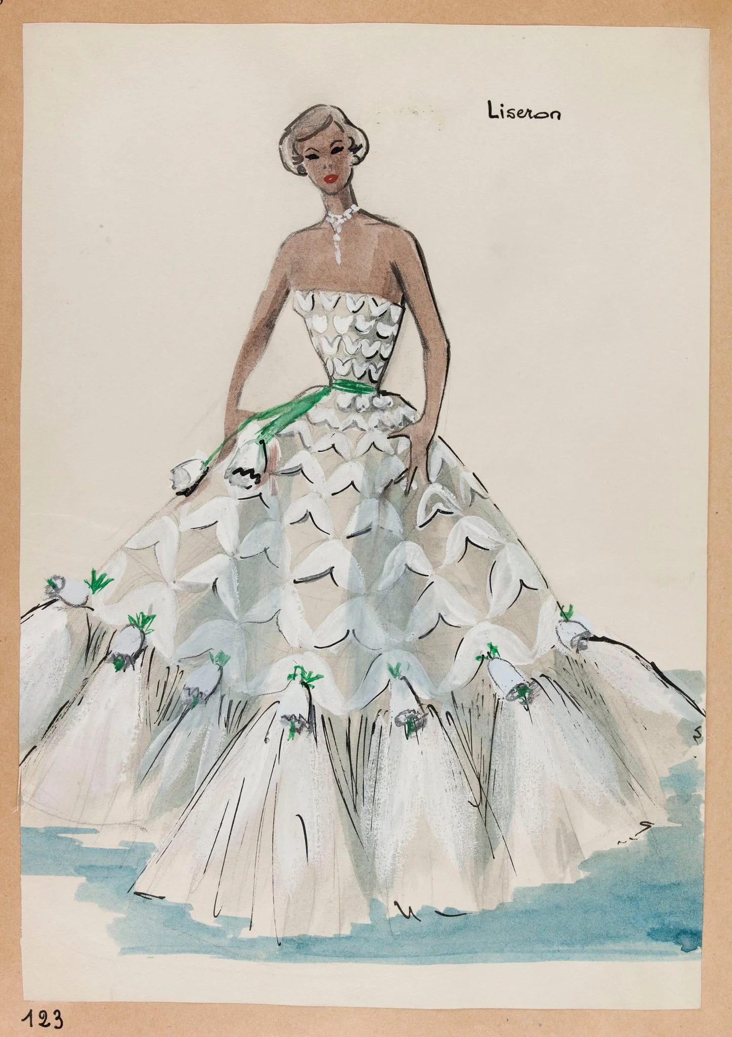 Liseron, by Carven, 1951