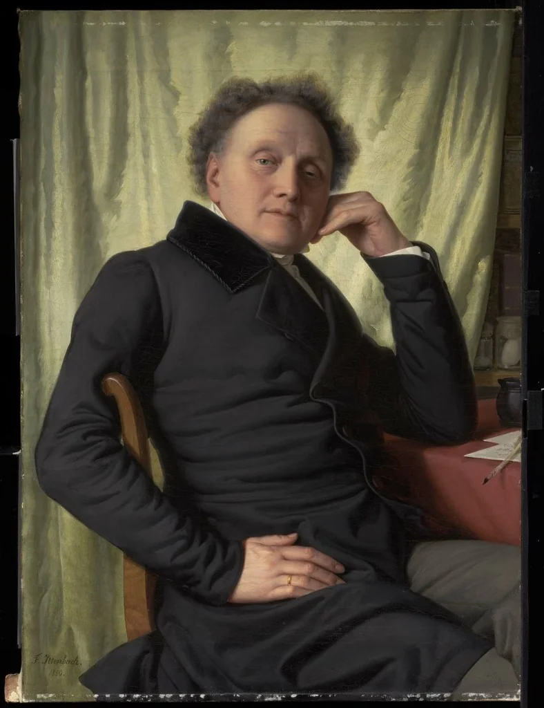Dr. Franz Xavier von Soist, by Unknown, oil, 1850