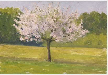 An Apple Tree in Blossom, by Eugène-Emmanuel Lemercier, unspecified, 1909