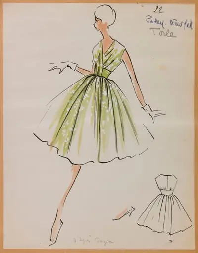 Robe pistache