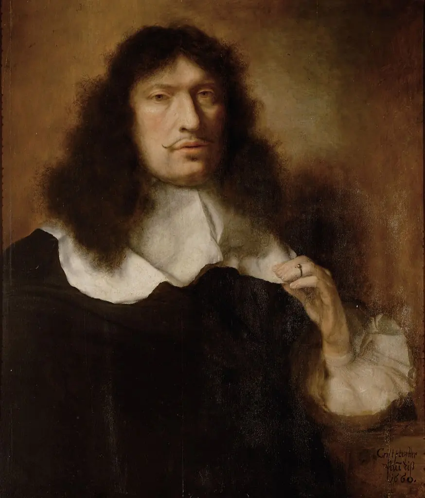 Portrait of a man with dark hair, probably Alphons Zeffiri
