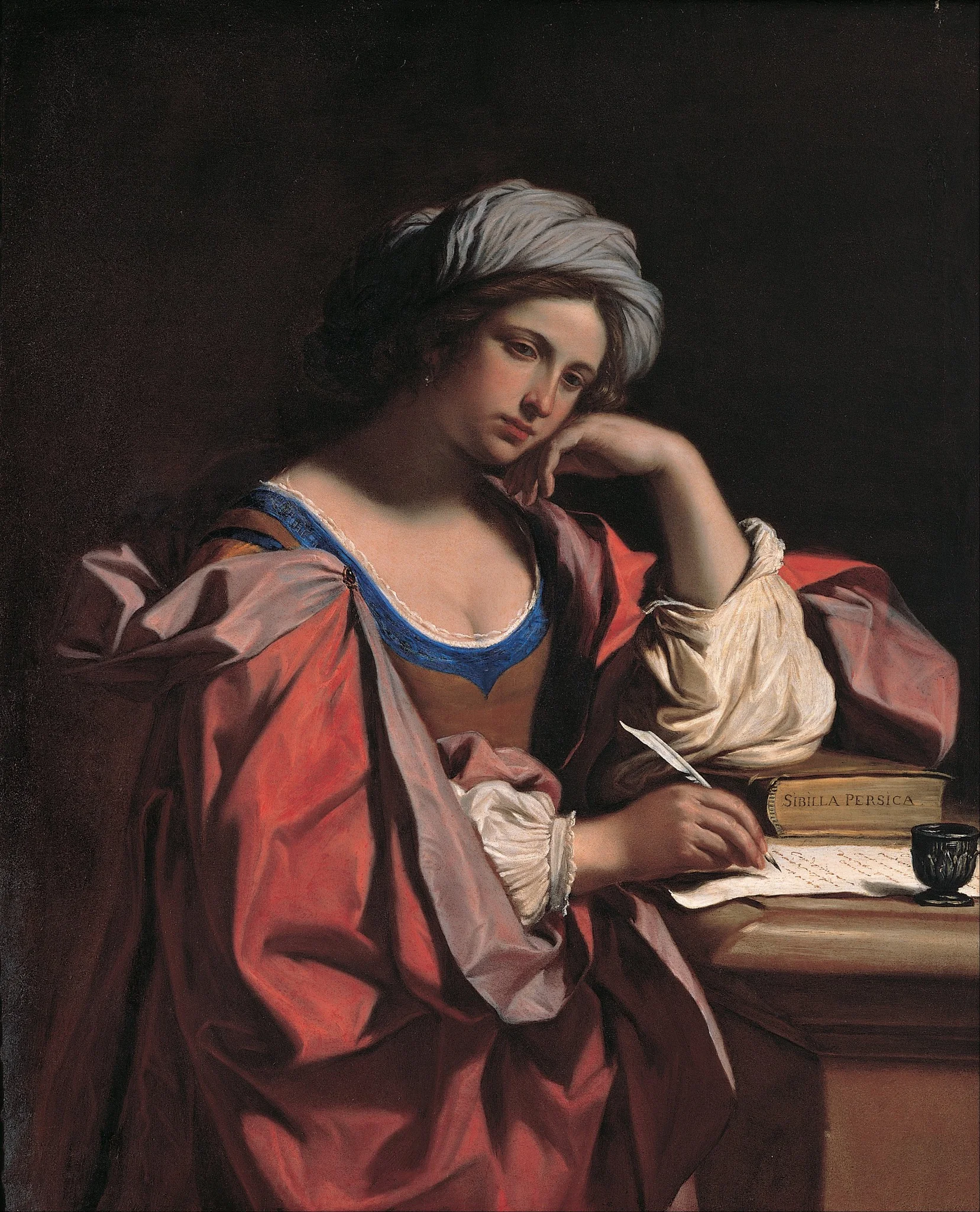 The Persian Sibyl, by Guercino, oil, 1647