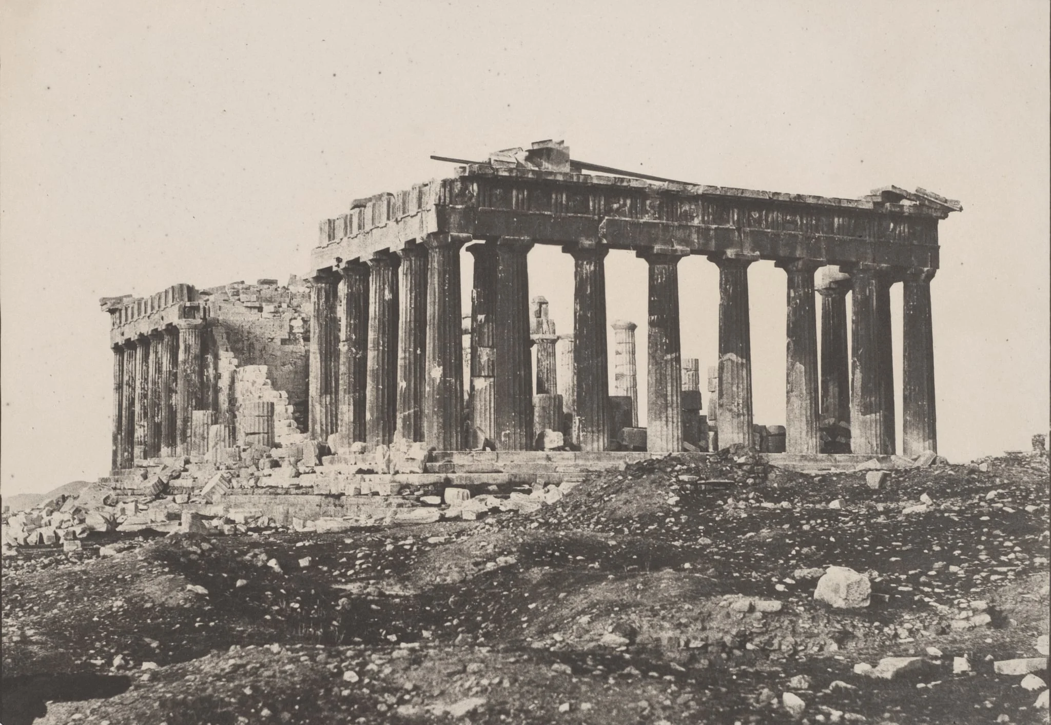 Parthenon, by Eugène Piot, 1852