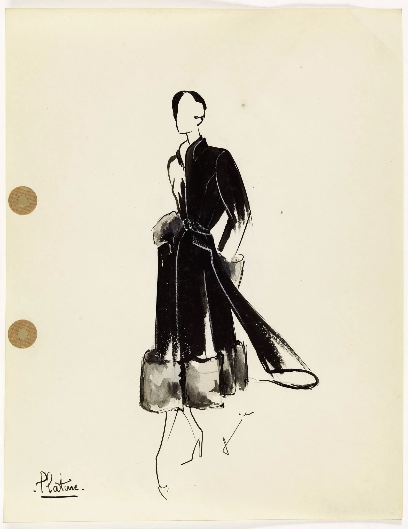 'Platine', by Carven, 1949