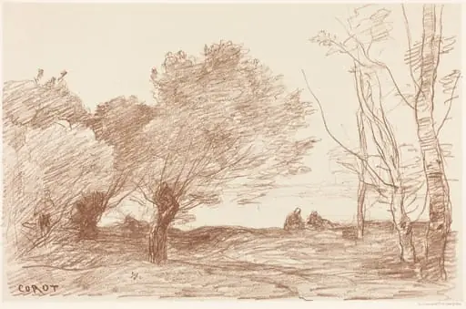 Willows and White Poplars (Saules et peupliers blancs)