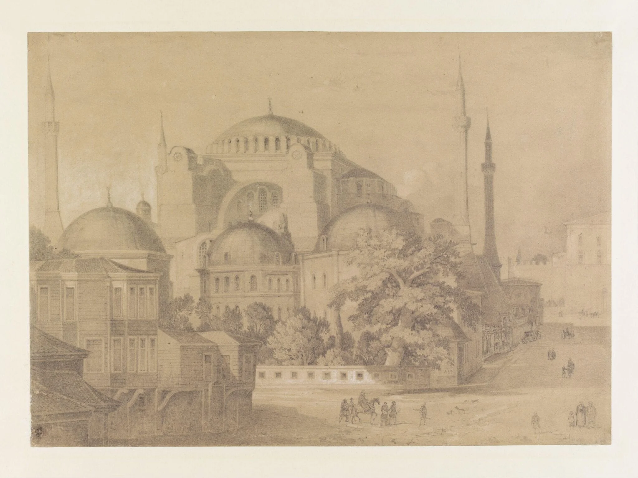 Vue des Turbé, ou Tombes Impériales, by Alexius Geyer, 1852