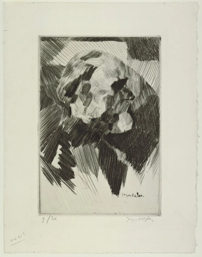 Untitled, by Jacques Villon, ink, 1913