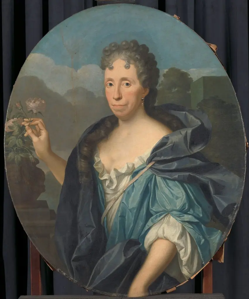 Portrait of Sabina Agneta d'Acquet, Wife of Arent van Buren