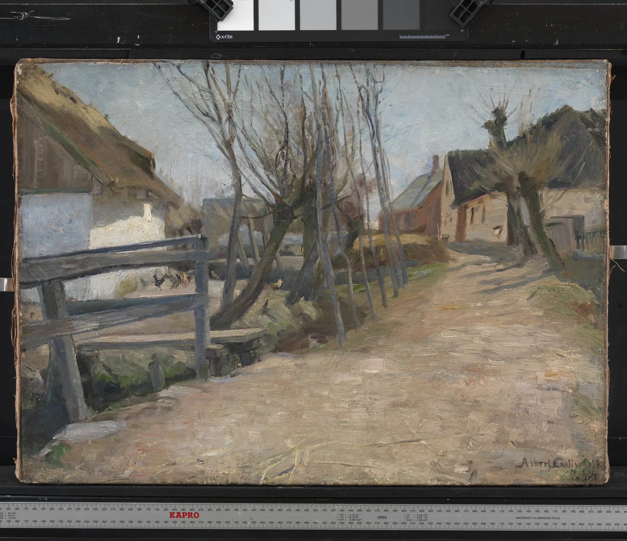 Tidlig forårsdag i Glostrup, by Unknown, 1887