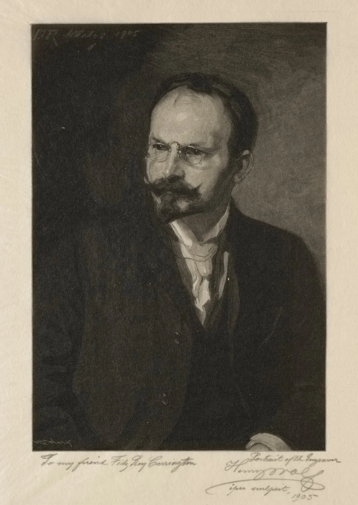 Self-Portrait, by Henry Wolf, 1905