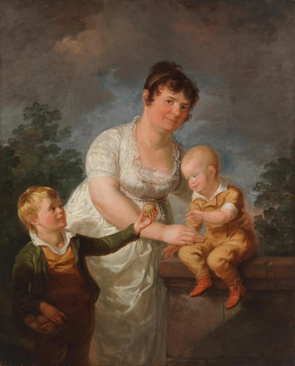 Taiteilijan äitipuoli Mariana Juliana Lauréus poikineen, by Aleksander Lauréus, unspecified