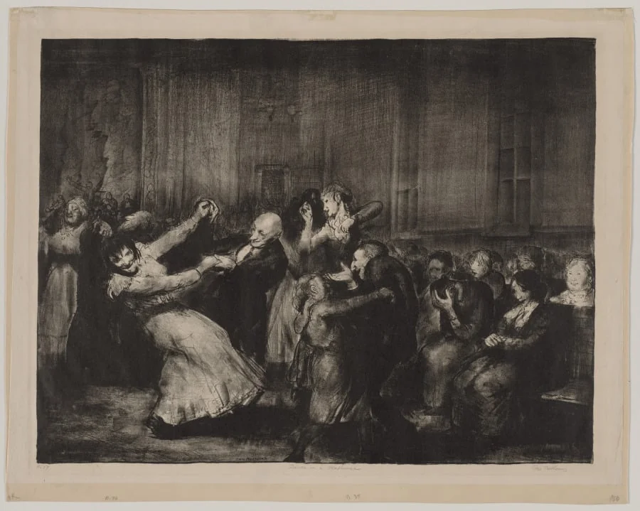 Dance in a Madhouse, by George Bellows, 1917