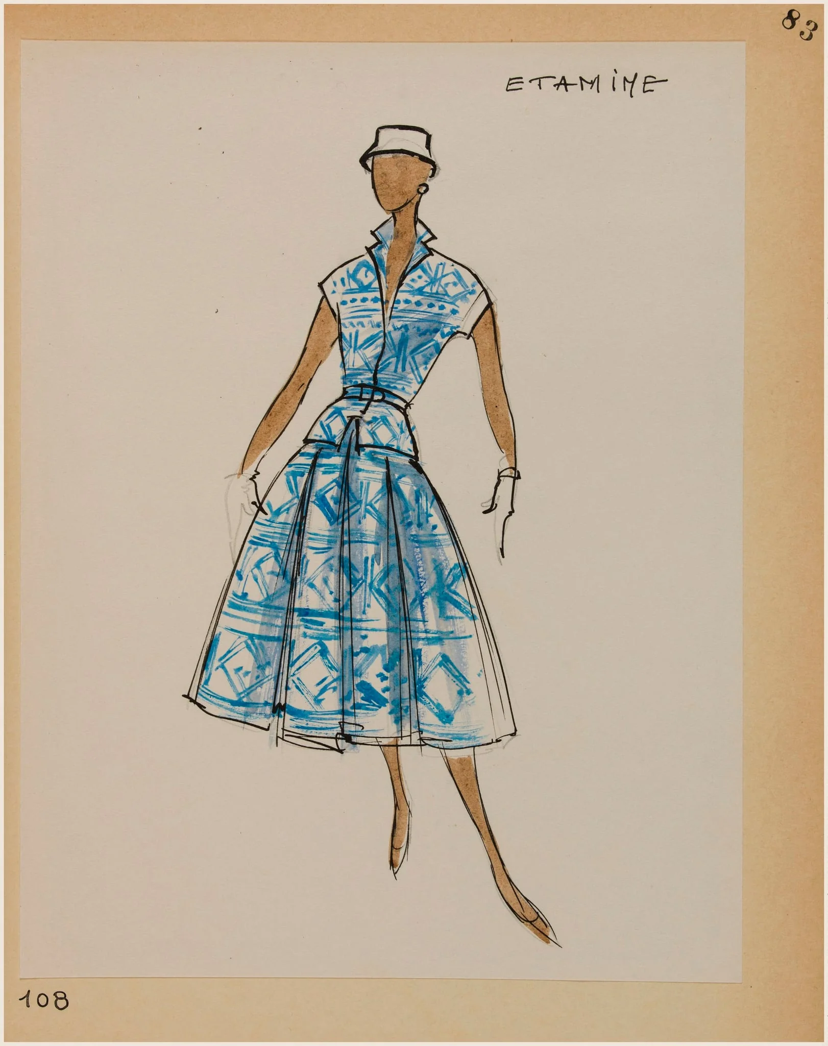 Etamine, by Carven, 1956