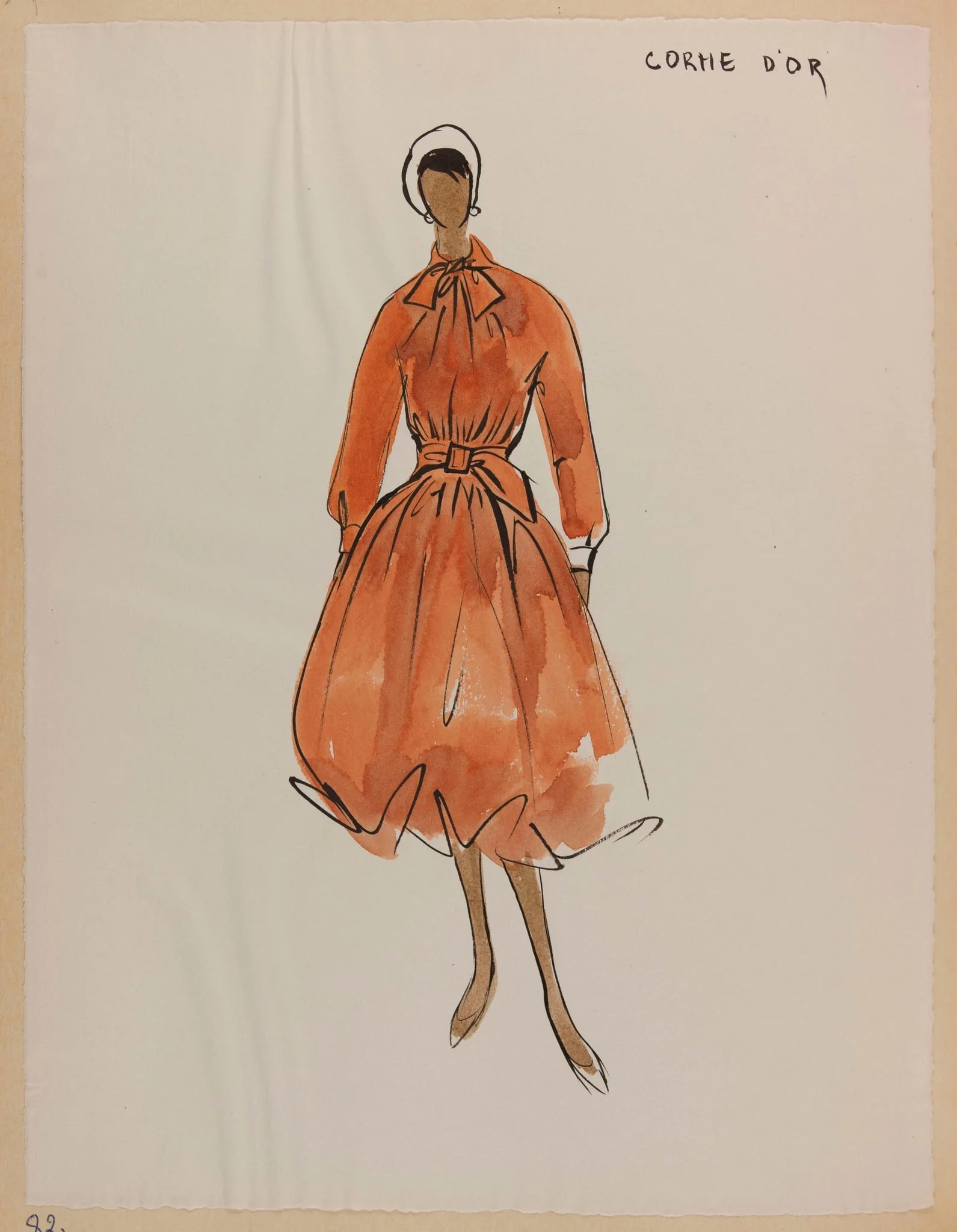 Corne d'or, by Carven, 1956
