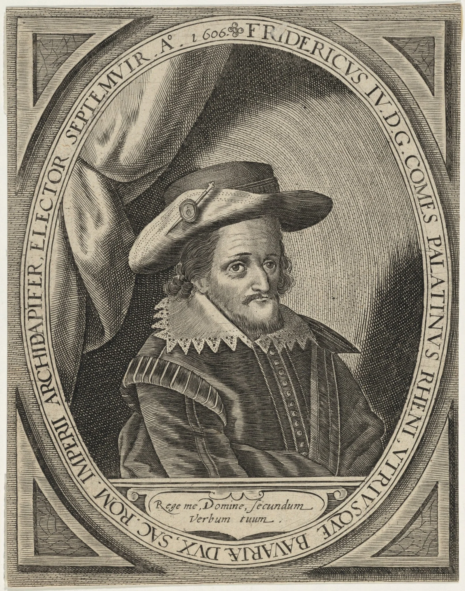 Frederick IV, Elector Palatine, by Unknown 19th Century, ink, 1606