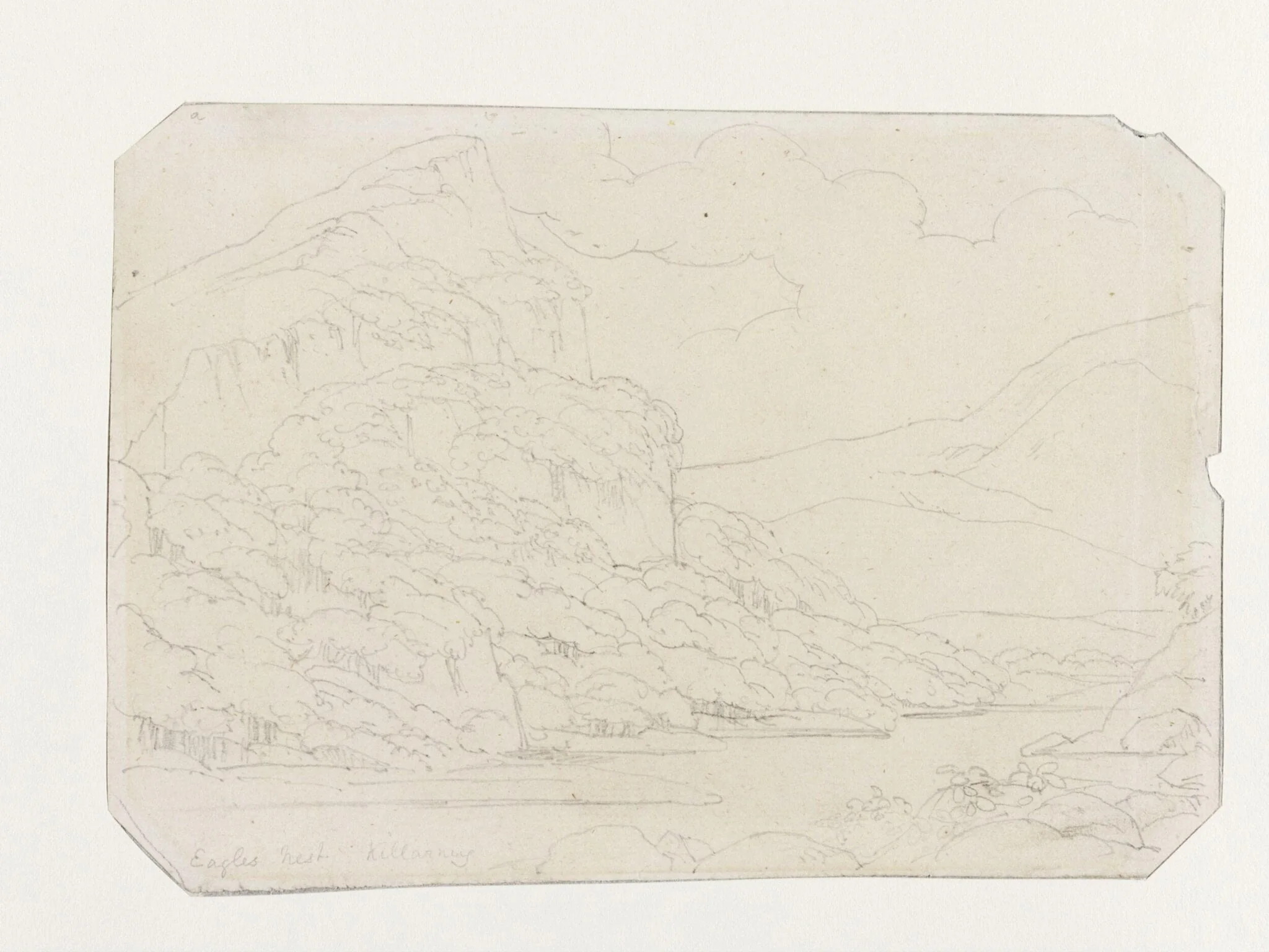 Eagle's Nest, Killarney, by Daniel Maclise, 1826