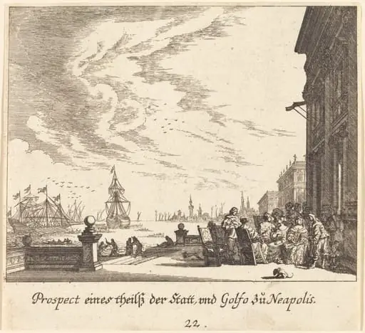 View of Gulf of Naples