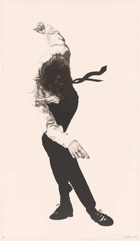 Untitled, by Robert Longo, ink, 1984