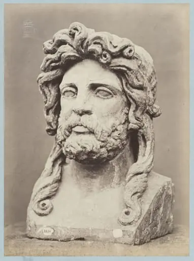 Terra cotta bust of unnamed male