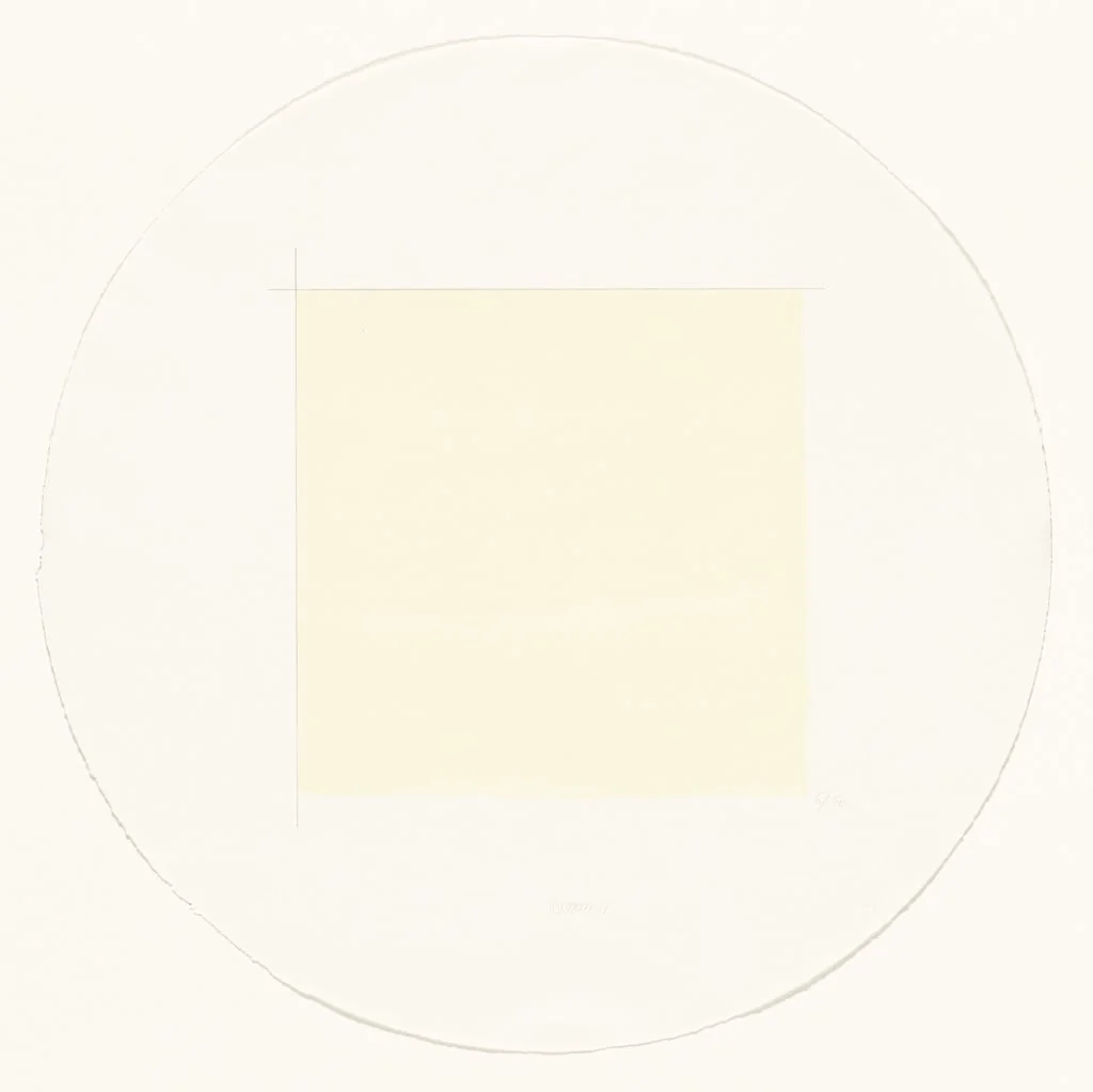 Untitled, by Robert Ryman, ink, 1971