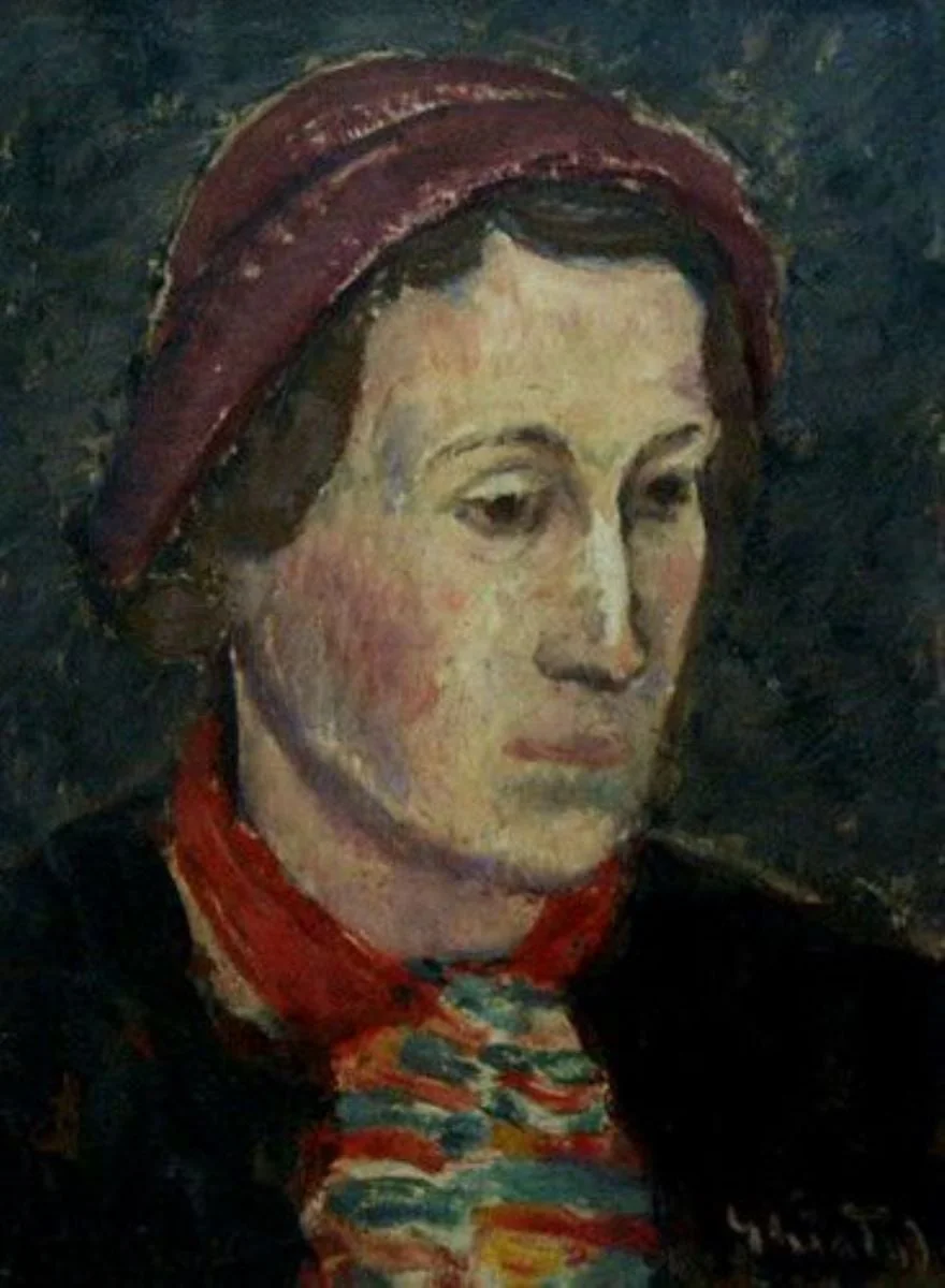 Studiu - soția artistului, by Dumitru Ghiață, unspecified