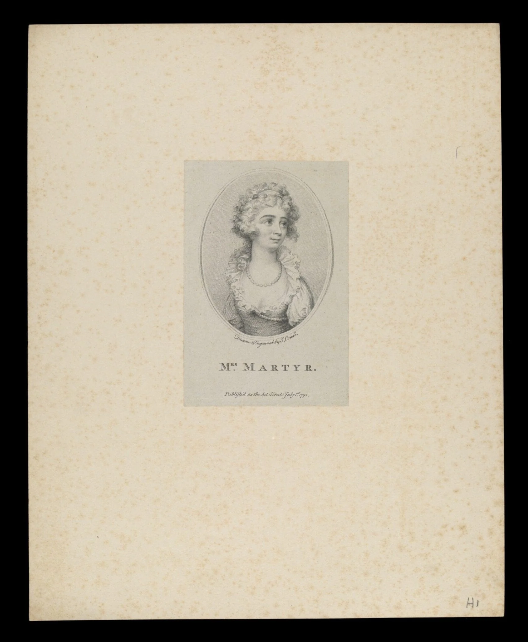 H Beard Print Collection, by Peter Conde, 1792
