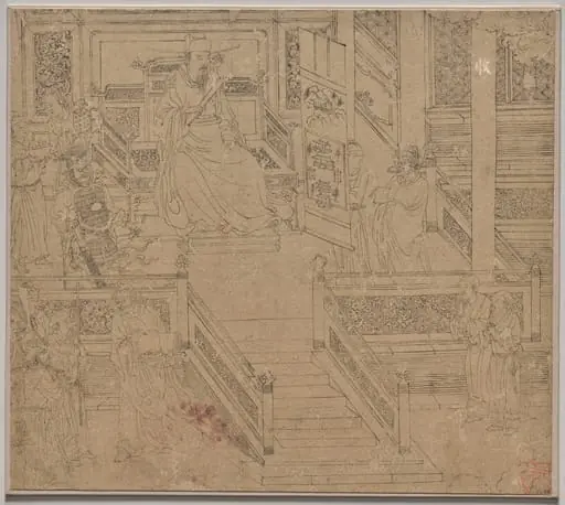 Album of Daoist and Buddhist Themes: Kings of Hells: Leaf 29