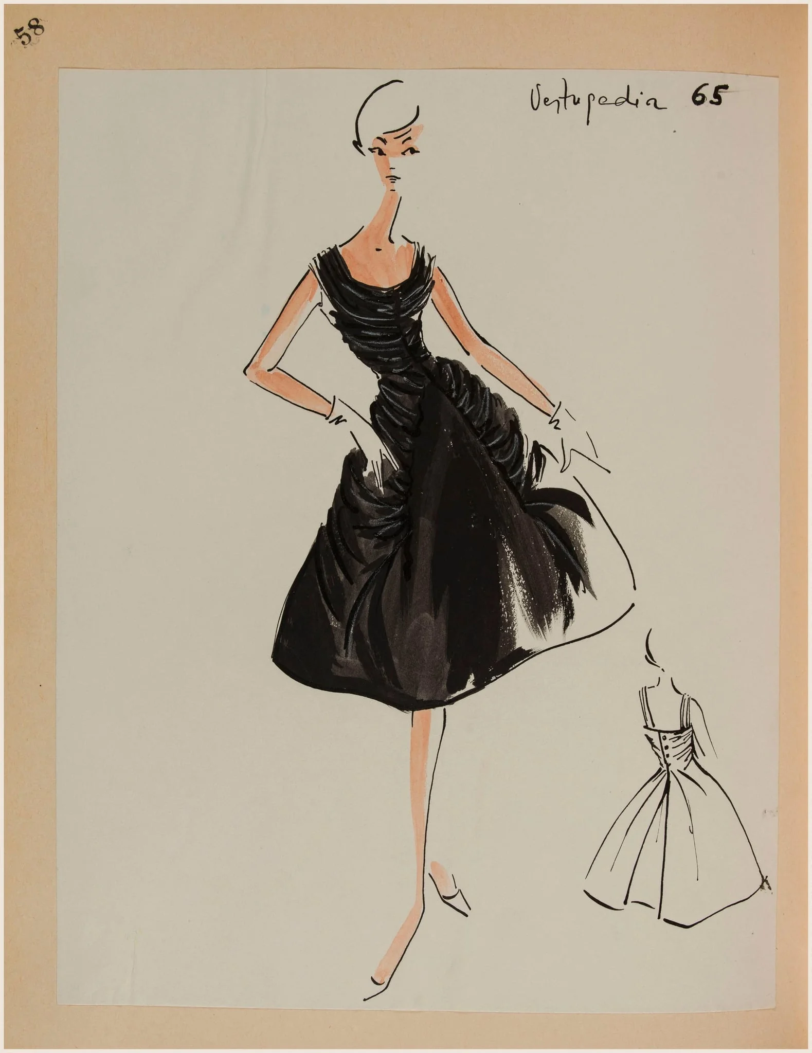 Vertugadin, by Marie-Louise Carven, 1958