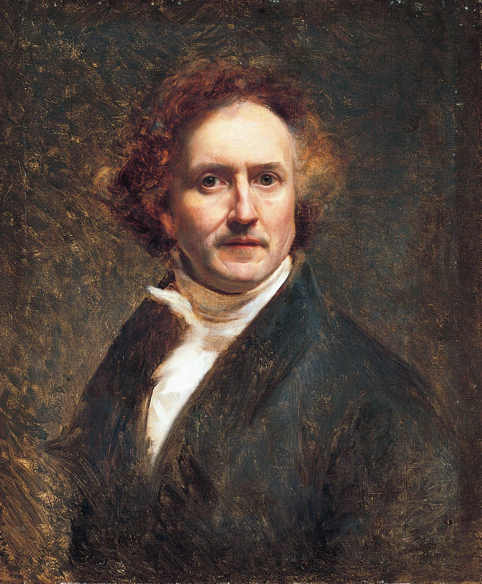 Self-Portrait, by Jérôme-Martin Langlois, oil, 1830