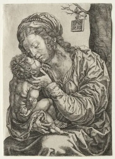 The Virgin Seated at the Foot of a Tree