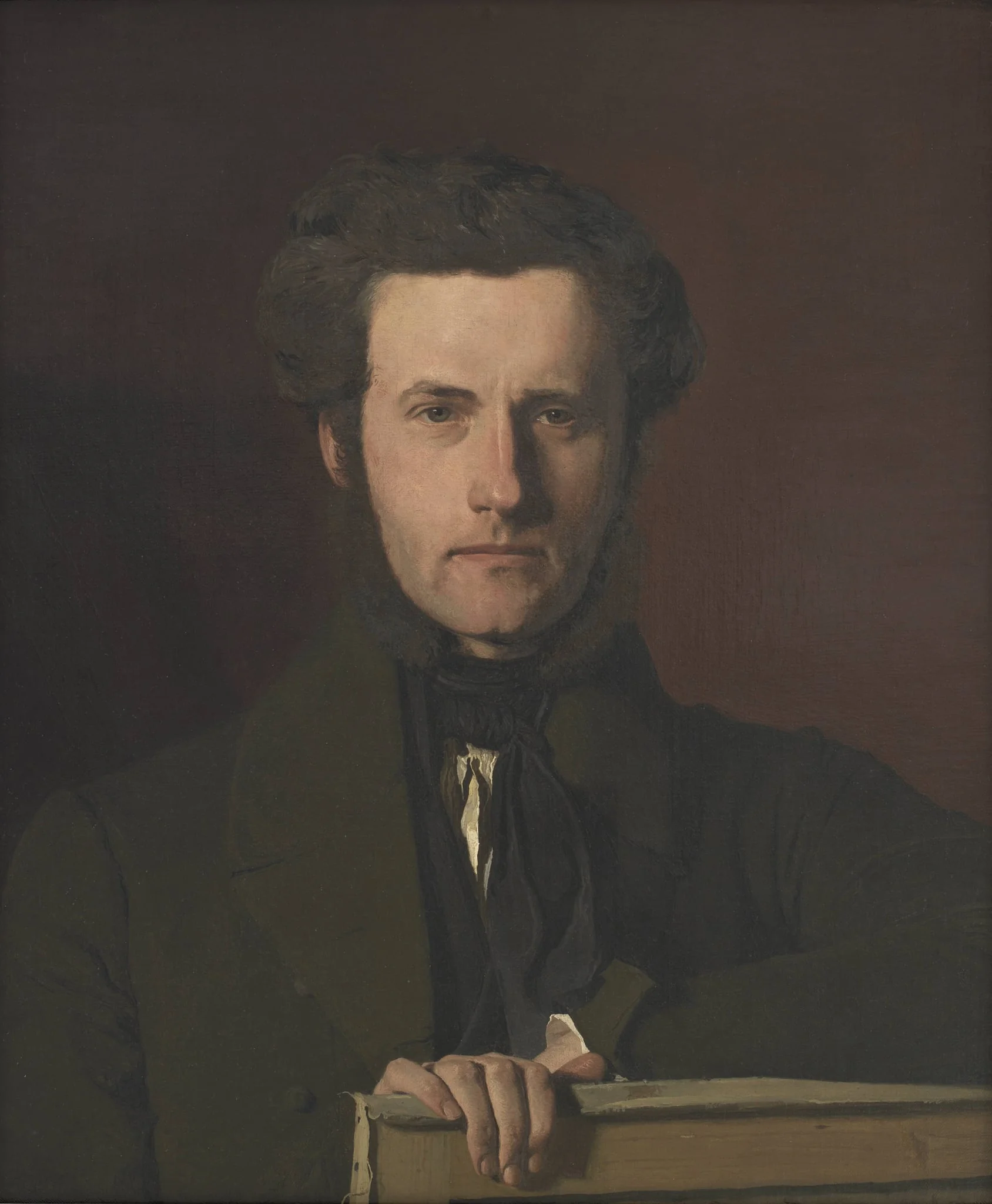 Portrait of the Decorative Artist G.C. Hilker, by Unknown, unspecified, 1836