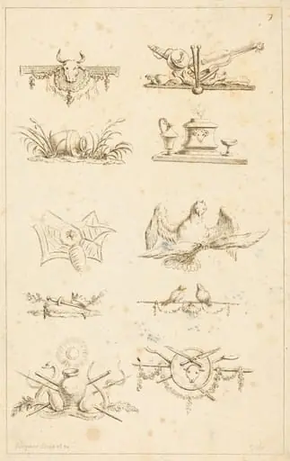 Designs for Tail-Pieces: pl. 7