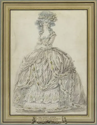 Grande robe à la reine