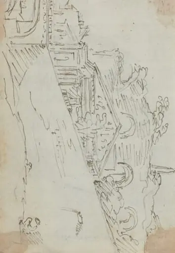 Ancient Ruins on the Bank of the Tiber