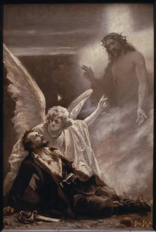 Allegorical scene – Insurgent's death