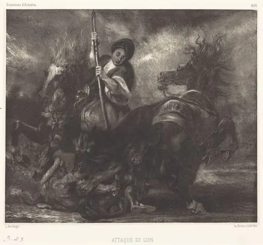 Attaque du lion