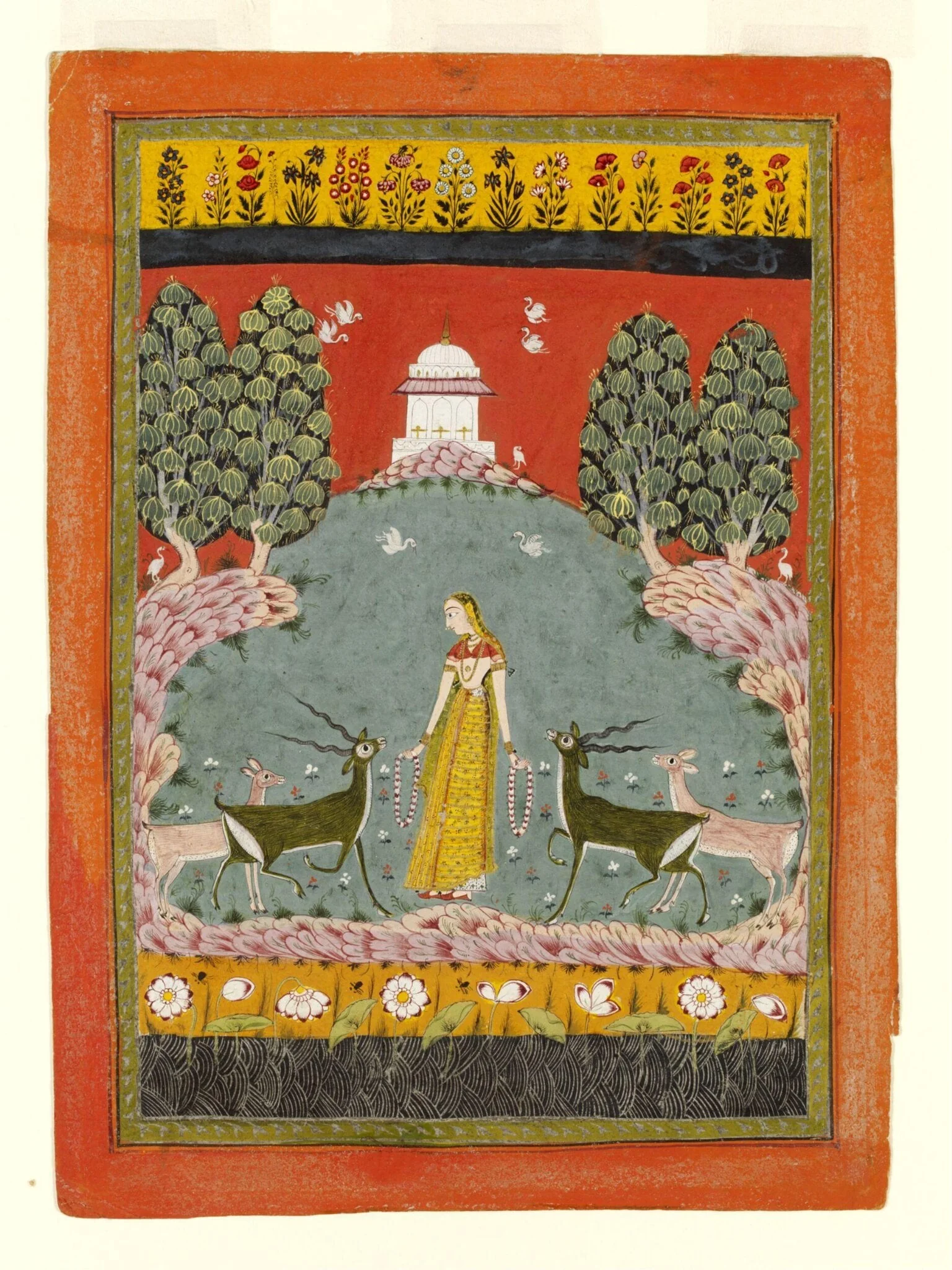 Kakubha Ragini, by Unknown, paint, 1680