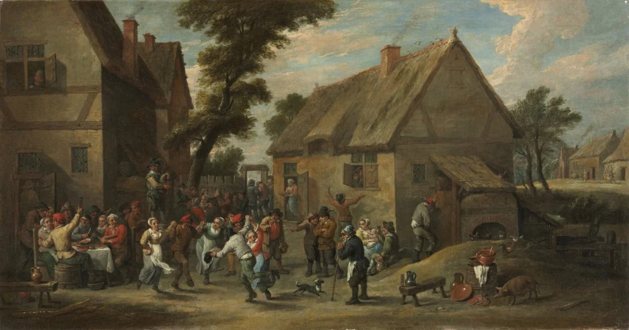 Village Festival, by David Teniers the Younger, unspecified, 1648