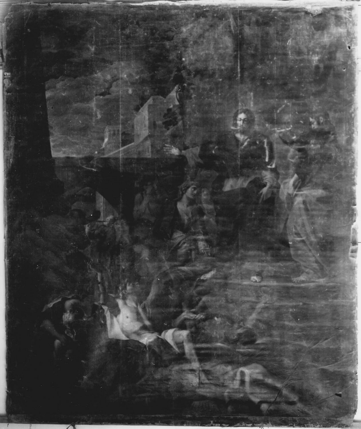 Le Christ guérissant les malades, by Alexandre Ubeleski, unspecified, 1696