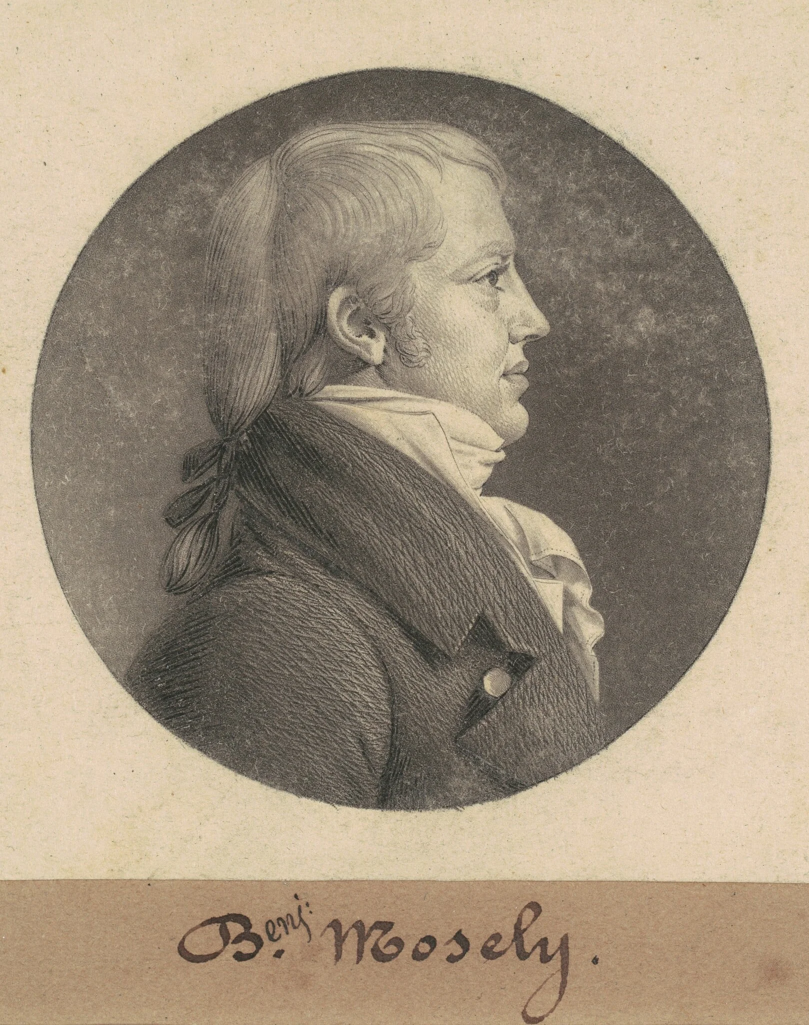 Charles Smith, by Charles Balthazar Julien Févret de Saint-Mémin, ink, 1808