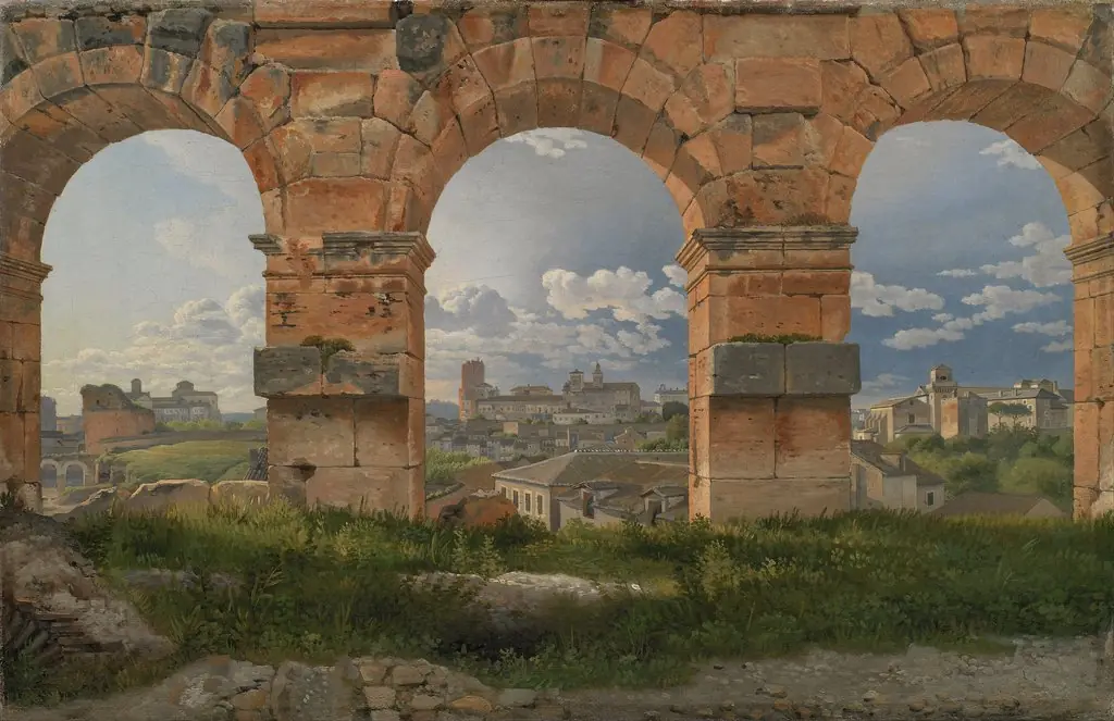 A View through Three of the North-Western Arches of the Third Storey of the Coliseum