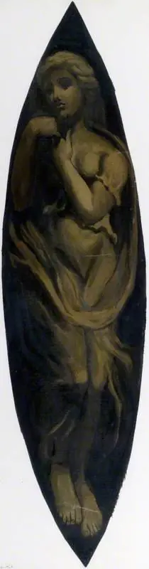 Standing Female Figure (decorative panel)