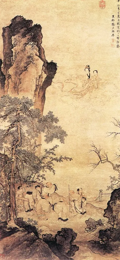 Gathering of Immortals at the Lake of Gems
